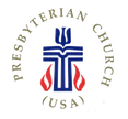 The logo of the Presbyterian Church (USA).